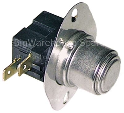 Bi-metal thermostat hole distance 40mm switch-off temp. 55/42°C