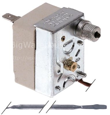 Safety thermostat switch-off temp. 360°C 1-pole 20A probe ø 3mm