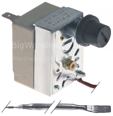 Safety thermostat switch-off temp. 235°C 1-pole 16A probe ø 3mm
