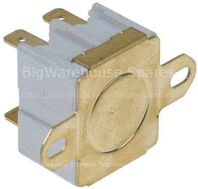 Bi-metal safety thermostat hole distance 40mm switch-off temp. 1