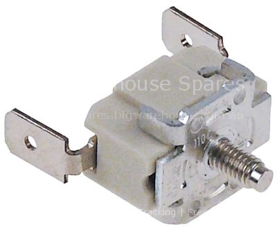 Bi-metal thermostat switch-off temp. 110°C 1NC connection F6.3 M