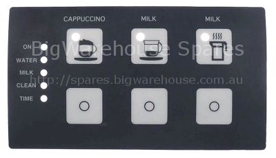 Keypad foil milk foamer MilkFoamer for milk foamer buttons 6