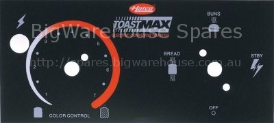 Front foil toaster TOASTMAX L 185mm W 85mm