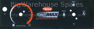 Front foil toaster TOASTMAX L 265mm W 85mm
