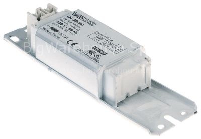 Electrical ballast 30W 230V for fluorescent lamps Qty 1 pcs