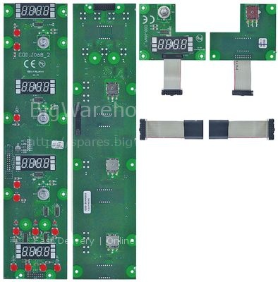 PCB kit combi-steamer L 340mm W 80mm suitable for PIRON with rib