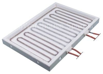 Radiation heater rectangular 4500W 400V L 280mm W 400mm heating