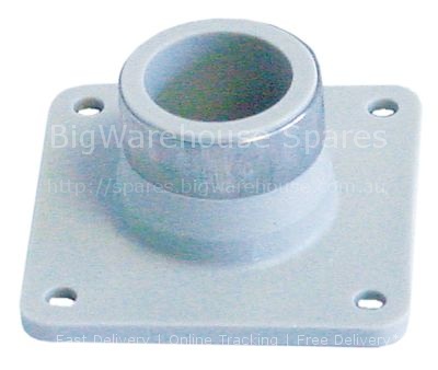 Wash arm support mounting pos. lower D1 ø 28mm H 26mm ID ø 20,5m
