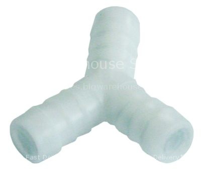 Y-piece plastic hose ø 19-19-19mm 3-way
