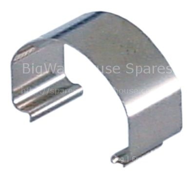 Opposite support for rinse jet