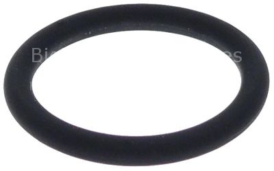 O-ring Viton thickness 2mm ID ø 14mm Qty 1 pcs