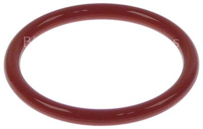 O-ring silicone thickness 3,53mm ID ø 32,93mm Qty 1 pcs