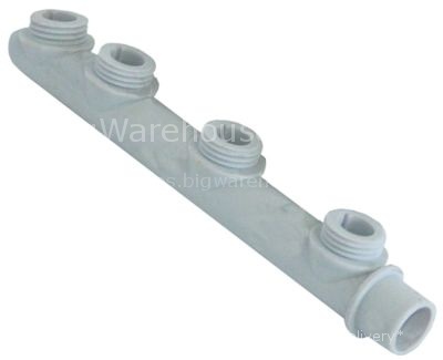 Wash arm mounting pos. right L 180mm mounting ø 19mm nozzles 4