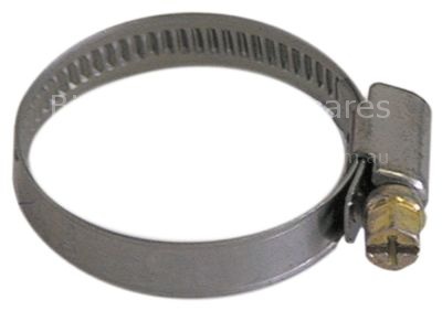 Hose clamp  ø 32-50mm width 9mm Qty 5 pcs DIN 3017