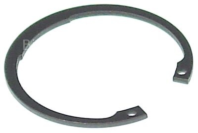 Retaining ring bore ø 52mm thickness 2mm steel DIN 472