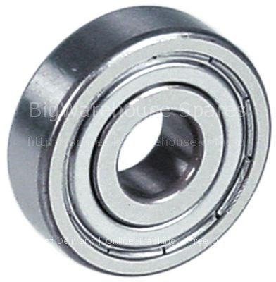 Deep-groove ball bearing type 6200-2Z shaft ø 10mm ED ø 30mm W 9