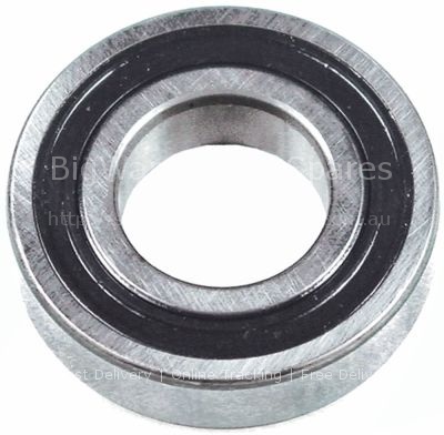 Deep-groove ball bearing type 6206-2RS shaft ø 30mm ED ø 62mm W