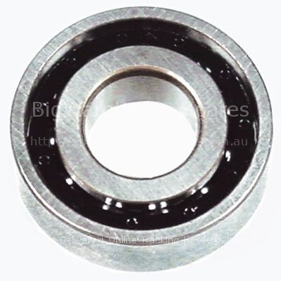 Angular contact ball bearing shaft ø 17mm ED ø 40mm W 12mm type