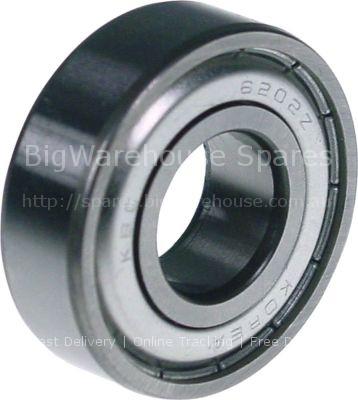 Deep-groove ball bearing type 6205-2Z shaft ø 25mm ED ø 52mm W 1