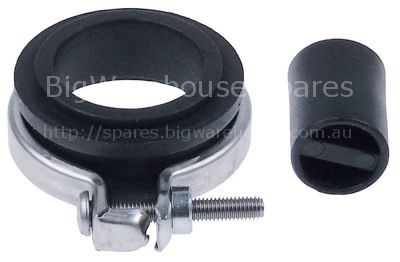 Coupling set with clip