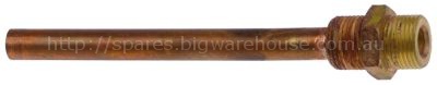 Injector pipe boiler tube ø 10mm pipe length 108mm T1: 3/8" T2: