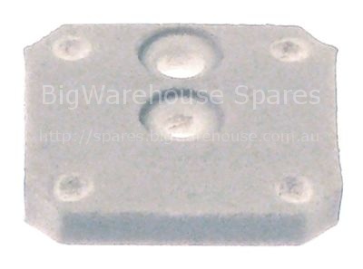 Base plate L 34mm H 4,6mm W 34mm