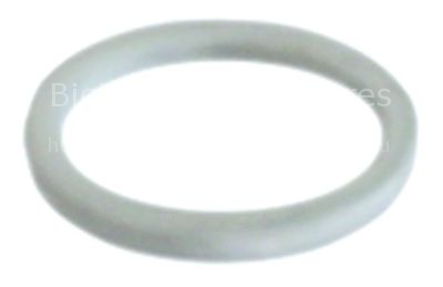 Flat gasket PTFE ED ø 20mm ID ø 17mm thickness 2mm Qty 1 pcs