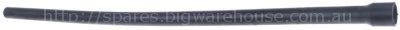 Formed hose D1 ø 25mm D2 ø 17mm L 700mm for wash pump