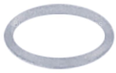 O-ring silicone thickness 1,78mm ID ø 15,08mm Qty 1 pcs