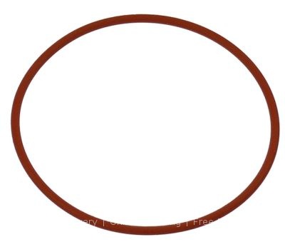 O-ring silicone thickness 2mm ID ø 54mm Qty 1 pcs