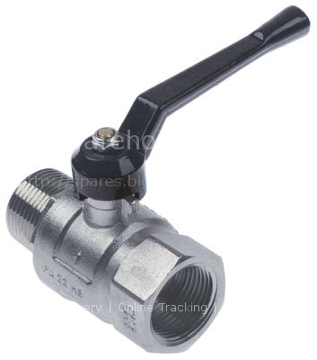 Ball valve connection 1" IT - 1" ET DN25 total length 90mm with