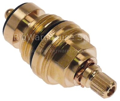 Tap head thread 1/2" cold/hot water T2: M24x1 without plunger bu