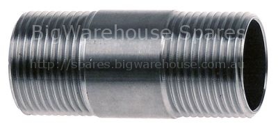 Drain pipe L 60mm thread 3/4"