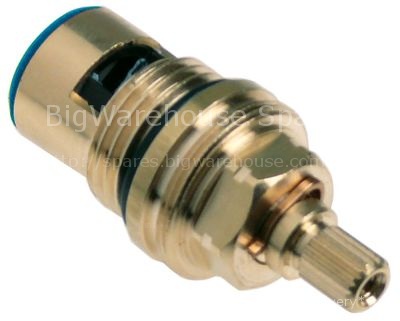 Ceramic tap head thread 1/2" rotation 90° cold water without plu