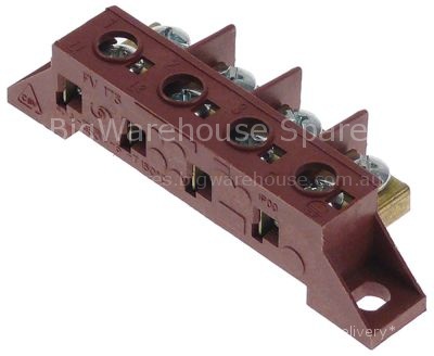 Power terminal block 4-pole max. 40A max 450V connection M6/M6 t