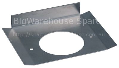 Mounting plate for built-in socket