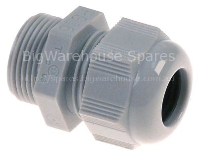 Cable gland thread PG16 cable ø 14mm mounting ø 22,5mm Qty 1 pcs