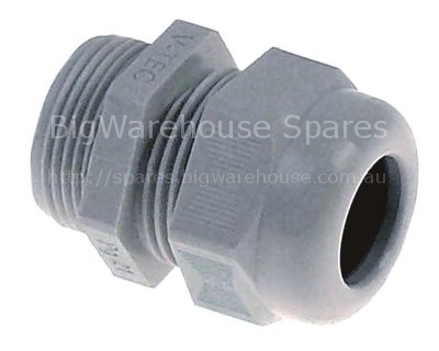 Cable gland thread PG21 cable ø 17mm mounting ø 28mm Qty 1 pcs p