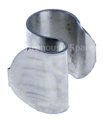 Probe clip for pipe ø 8,5mm for probe ø 6mm for heating elements
