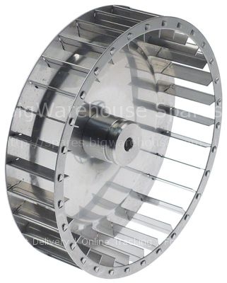 Fan wheel blades 30 D1 ø 160mm D2 ø 6,8mm D3 ø 6,9mm H1 38mm H2