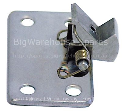 Door catch L 62mm W 35,5mm H 26,5mm mounting distance 19/46mm