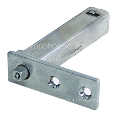 Spring assisted hinge series 28XC mounting pos. left/right L 75m