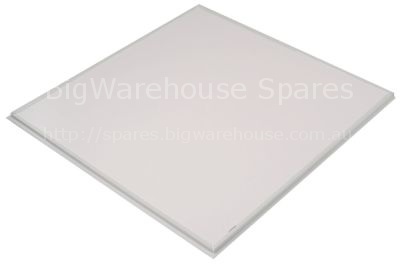 Ceramic plate L 335mm W 330mm for microwaves