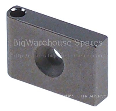 Hinge for glass plate