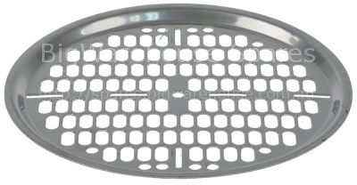 Bottom plate for hot dog machine perforated ø 190mm