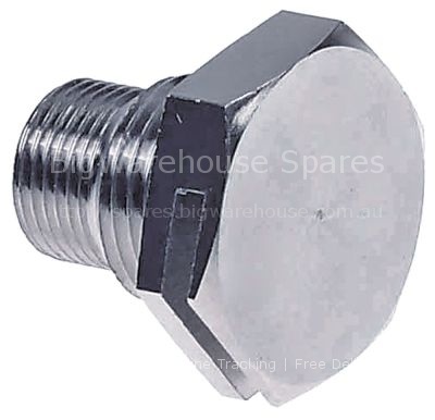 Tank inlet connection 1/2" - 3/8" WS 30 L1 22mm L2 29mm
