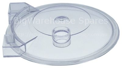 Lid for cutter ø 225mm ID ø 204mm plastic with gasket C4-C6 edit