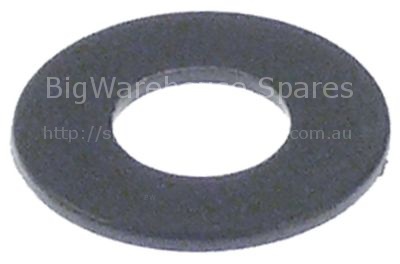 Plain washer for hinge ID ø 8mm ED ø 18mm plastic thickness 1mm