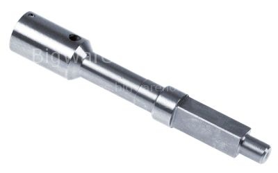 Drive shaft ø 22mm stainless steel L 137mm CL3
