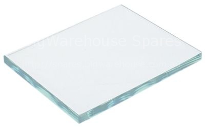 Glass panel L 85mm W 85mm thickness 5mm
